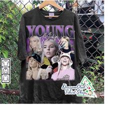 vintage 90s graphic style young miko t-shirt - young miko t-shirt - retro american rapper oversized t-shirt rap hip hop