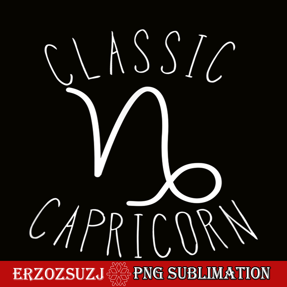 c-Classic Capricorn PNG Astrology Sign PNG Capricorn Birthday Gift PNG.png