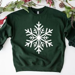 snowflake sweatshirt, matching christmas sweatshirts, family christmas gift, snow sweatshirt, women holiday shirt, famil