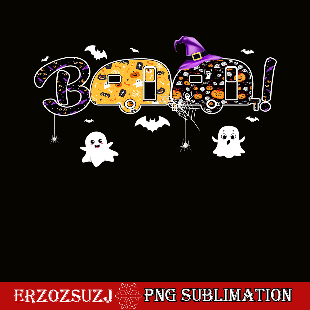 CAMP07112334-Boo And Camper Van PNG Camper Costume PNG Halloween And Camp PNG.png