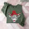 Christmas Highland Cow Sweatshirt, Womens Christmas Shirt, Christmas Gift, Cow Lover Gift, Funny Christmas Shirt, Holiday Sweaters, Xmas Tee.jpg