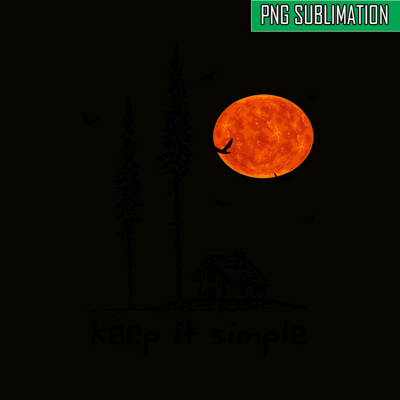 CAMP07112356-KEEP IT SIMPLE PNG Horror Camping Night PNG Red Moon PNG.png