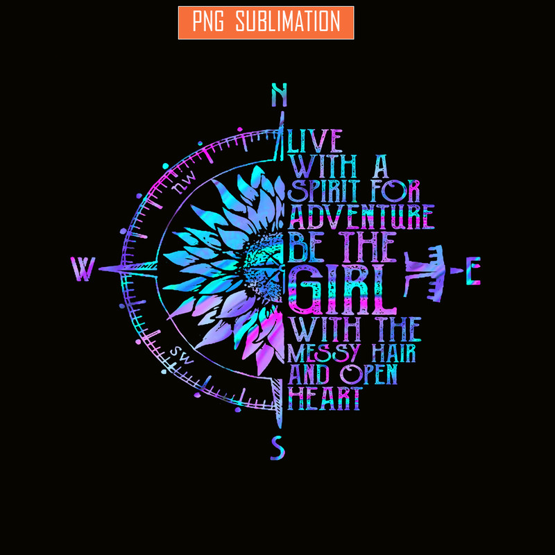 CAMP07112370-Live With A Spirit For Adventure PNG Camping PNG Purple Blue Sunflowers PNG.png