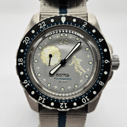 Limited Edition Vostok Cosmodiver Luna Dude 14039B Space Vibe Factory Made 24-hour mechanical automatic watch Brand New