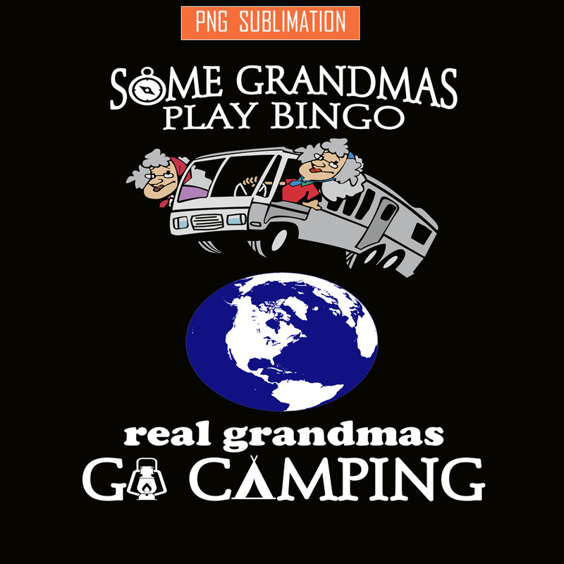 CAMP07112383-Some Grandmas Play Bingo PNG Camping PNG Picture Of 2 Old Women Traveling Around The World PNG.png
