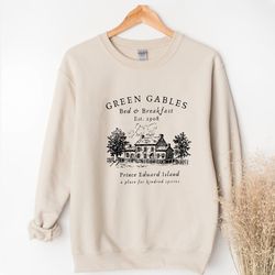 anne of green gables sweatshirt, anne with an e shirt, est 1908 anne shirley book shirt bookish shirt gift for her gifts