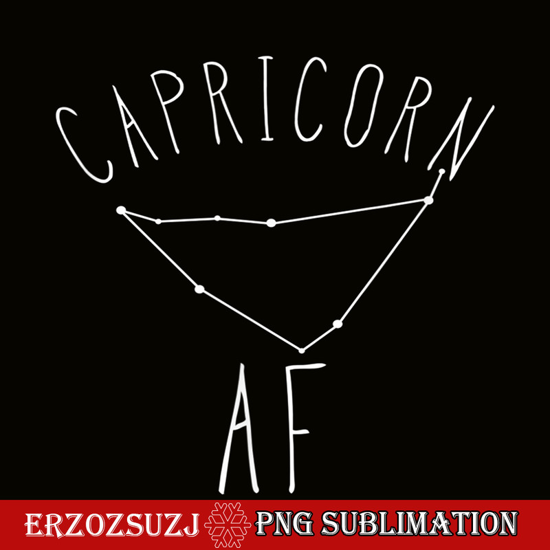 CPB28102307-Capricorn AF PNG Constellation Zodiac PNG Capricorn Birthday Gift PNG.png