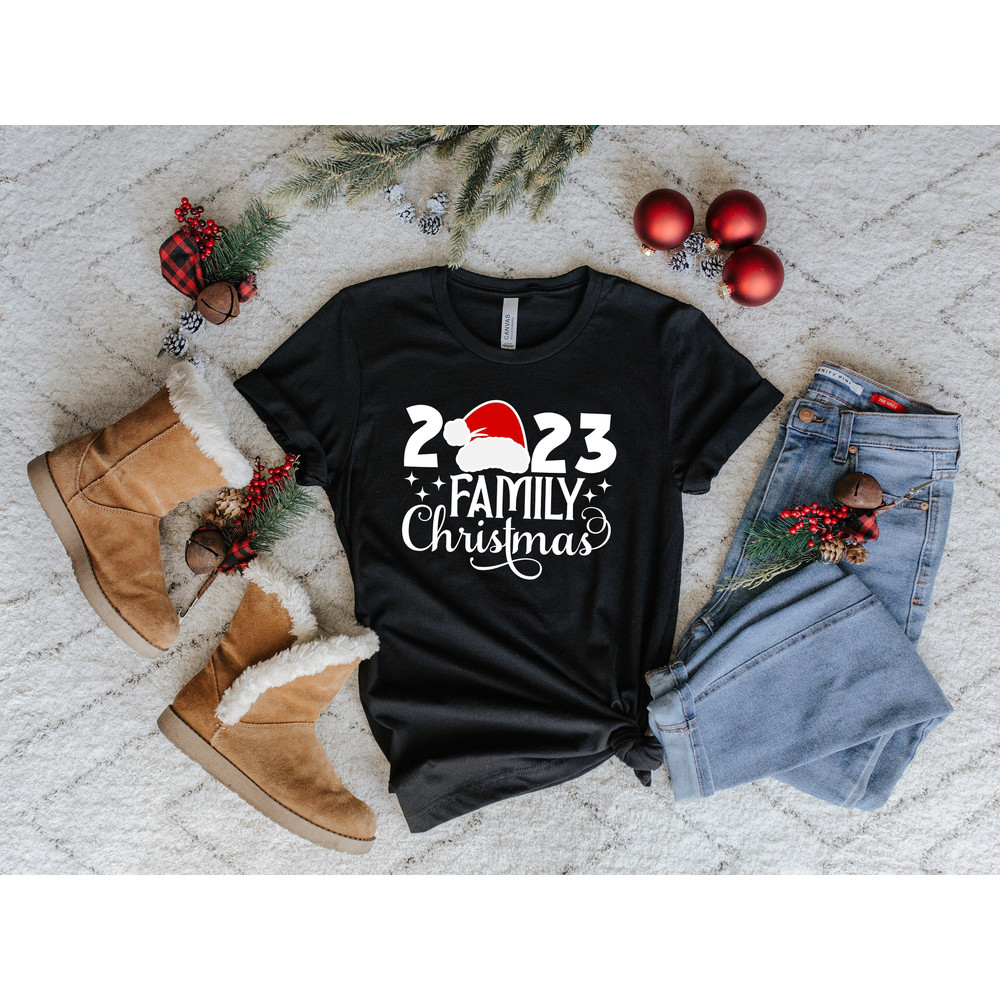 2023 Family Christmas Shirt, Family Christmas Shirts, Christmas Sweatshirt, 2023 Trendy Christmas Family Matching T-Shirts, Christmas Gift.jpg