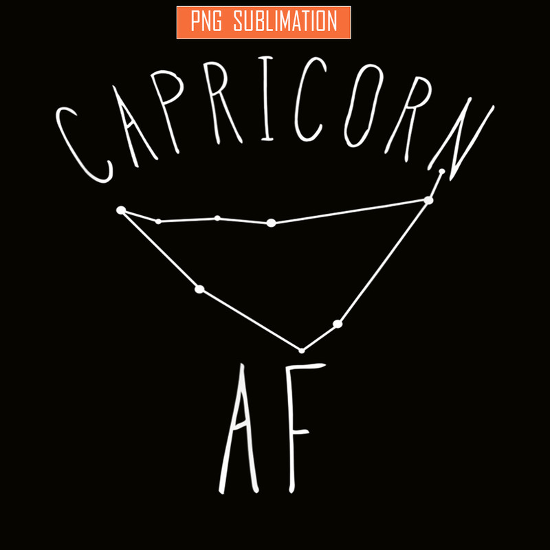 CPB28102307-Capricorn AF PNG Constellation Zodiac PNG Capricorn Birthday Gift PNG.png