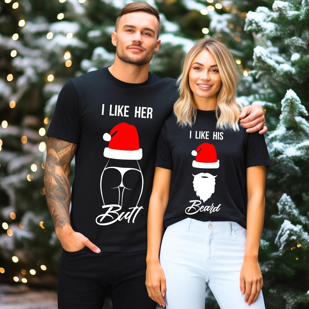 Matching Christmas Shirts, Couple Christmas Shirts, Funny Christmas Couples Shirt, Couples Shirts, Christmas Couple Sweaters, Christmas Gift.jpg