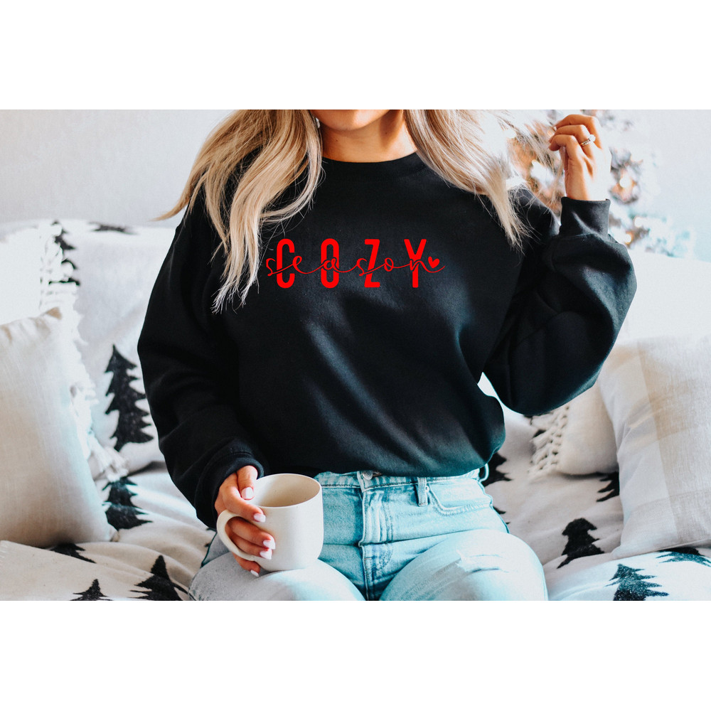 Cozy Season Christmas Shirt, Christmas Shirt, Holiday Party Funny Shirt, Cozy Cozy Cozy Season Shirt, Holiday Gift Ideas, Cozy Christmas Tee.jpg