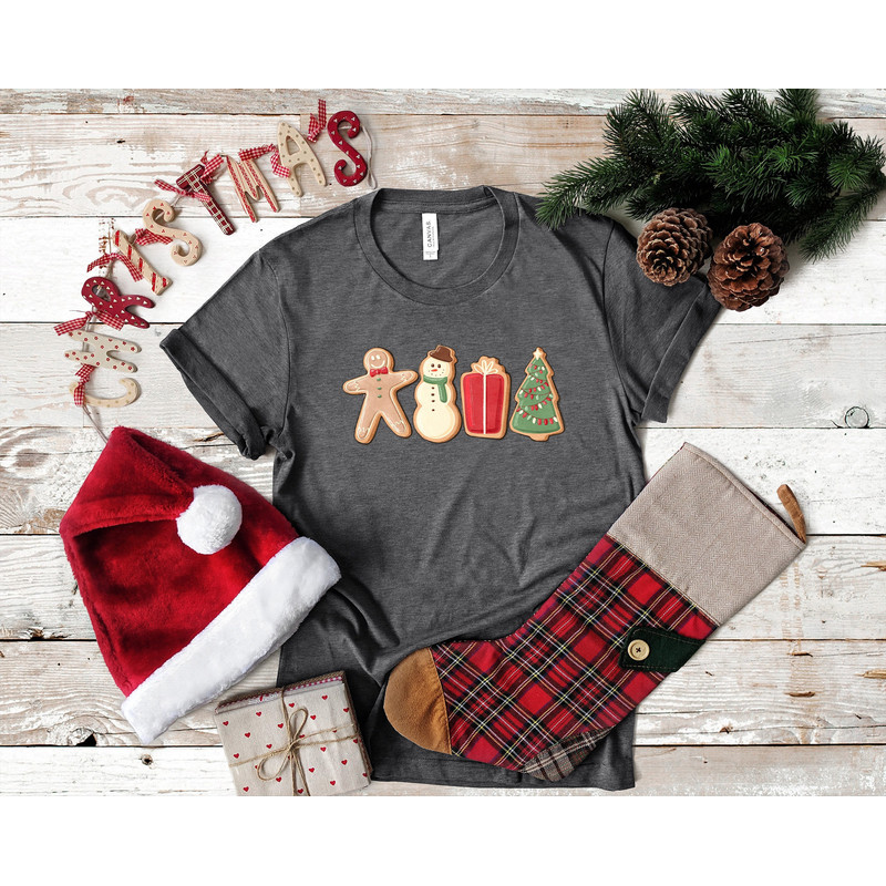 Ginger Bread Shirt, Cookie Shirt, Christmas Shirt, Christmas Tee Women, Christmas Tree, Christmas Present, Christmas Holiday, Christmas Gift.jpg