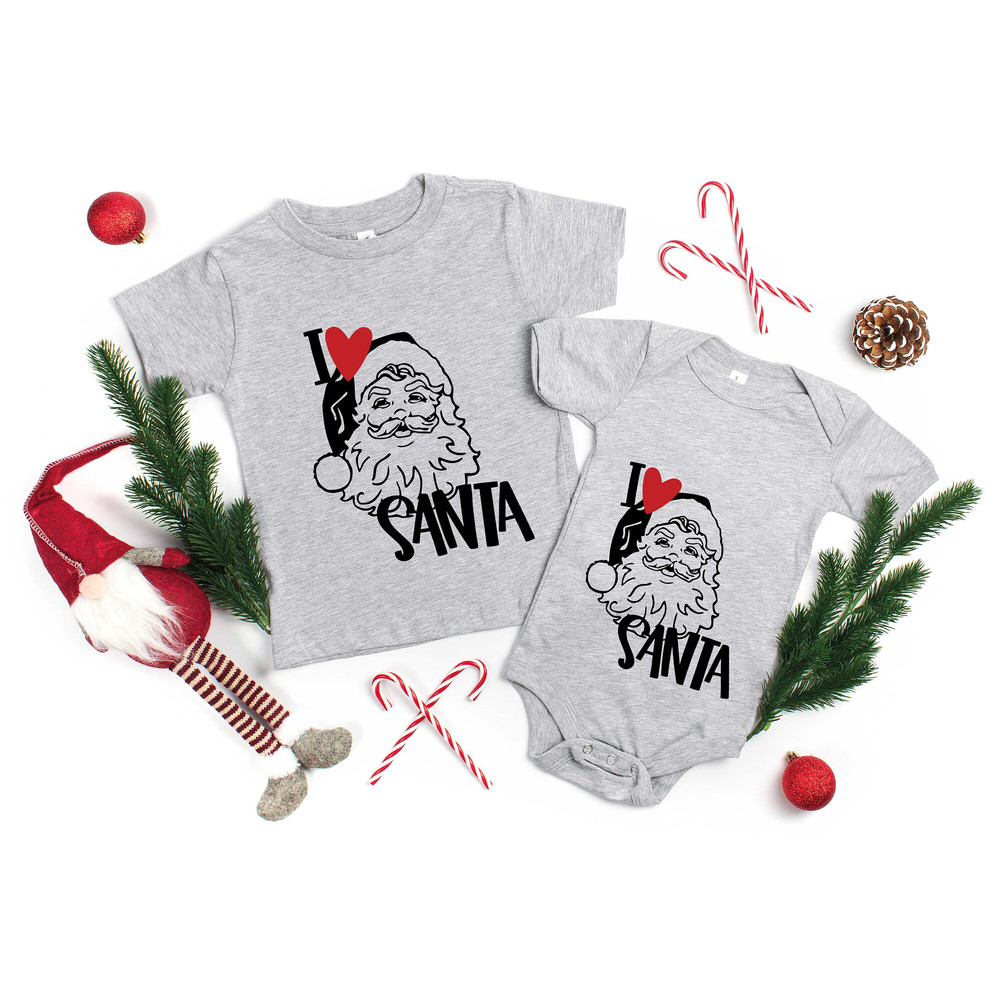 I Love Santa Shirt, Christmas Santa Shirt, Christmas Vacation, Gift For Christmas, Santa Short Sleeve Shirt, Most Wonderful Time Of The Year.jpg