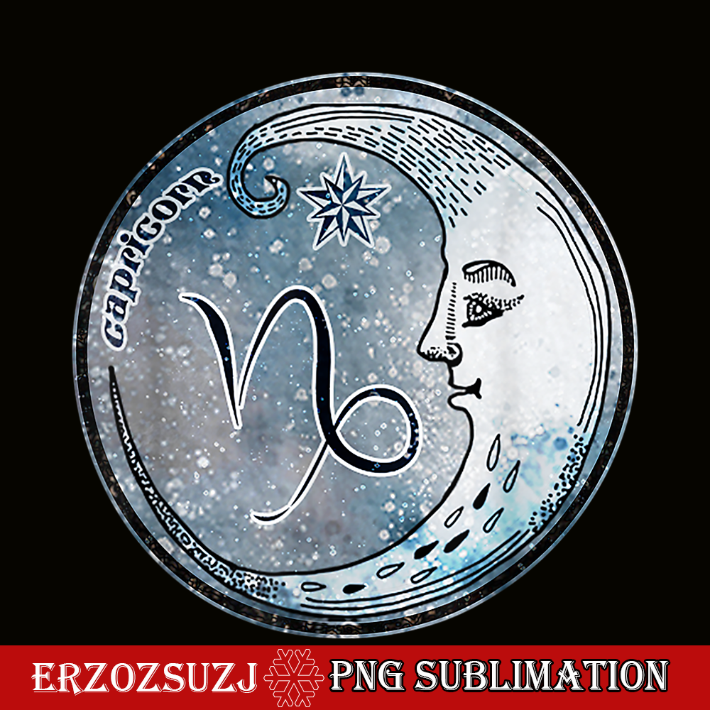 CPB28102323-Capricorn Moon PNG Sign Astrology PNG Zodiac Symbol PNG.png