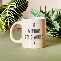 cellist coffee mug gift, gift for cello players, funny orchestra humor, christmas gift for him, birthday gift, cello gif