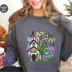 christian hoodies and sweaters, religious clothing, inspirational graphic crewneck sweatshirt, gift for prayer, jesus lo