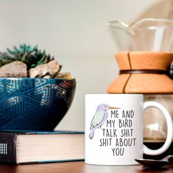 funny bird lover gift, bird watching coffee mug, crazy bird lady, bird mom, gift for her, present idea for him, gardener