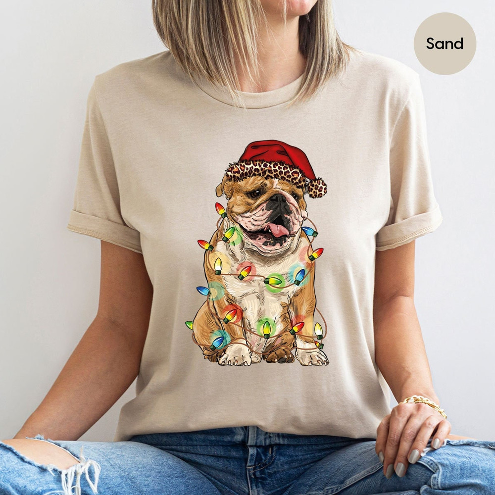 Cute Christmas Dog Sweatshirts, Winter Holiday Graphic Shirts for Dog Mom, Christmas Dog Gifts for Women, Christmas Dog Dad Crewneck Shirt.jpg