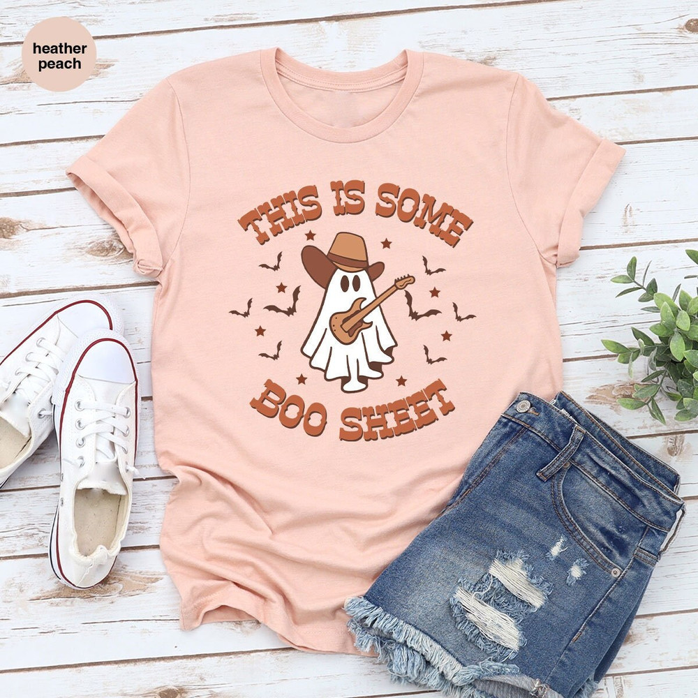 Cute Halloween T-Shirt, Western Country Shirt, Spooky Season Gifts, Southern Sweatshirt, Trick or Treat, Cowboy T shirt, Gift for Him.jpg