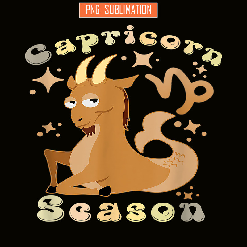 CPB28102337-Capricorn Season PNG Zodiac Sign PNG Horoscope Cartoon PNG.png