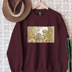 frog and toad are friend sweatshirt, unisex sweatshirt, friend sweatshirt, gift for friend, sweatshirt, frog and toad-1