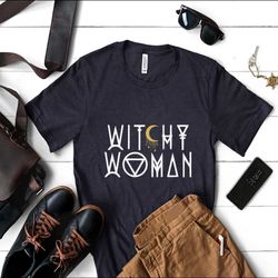 witch vibes funny halloween moon crescent vintage clothes for teen girls