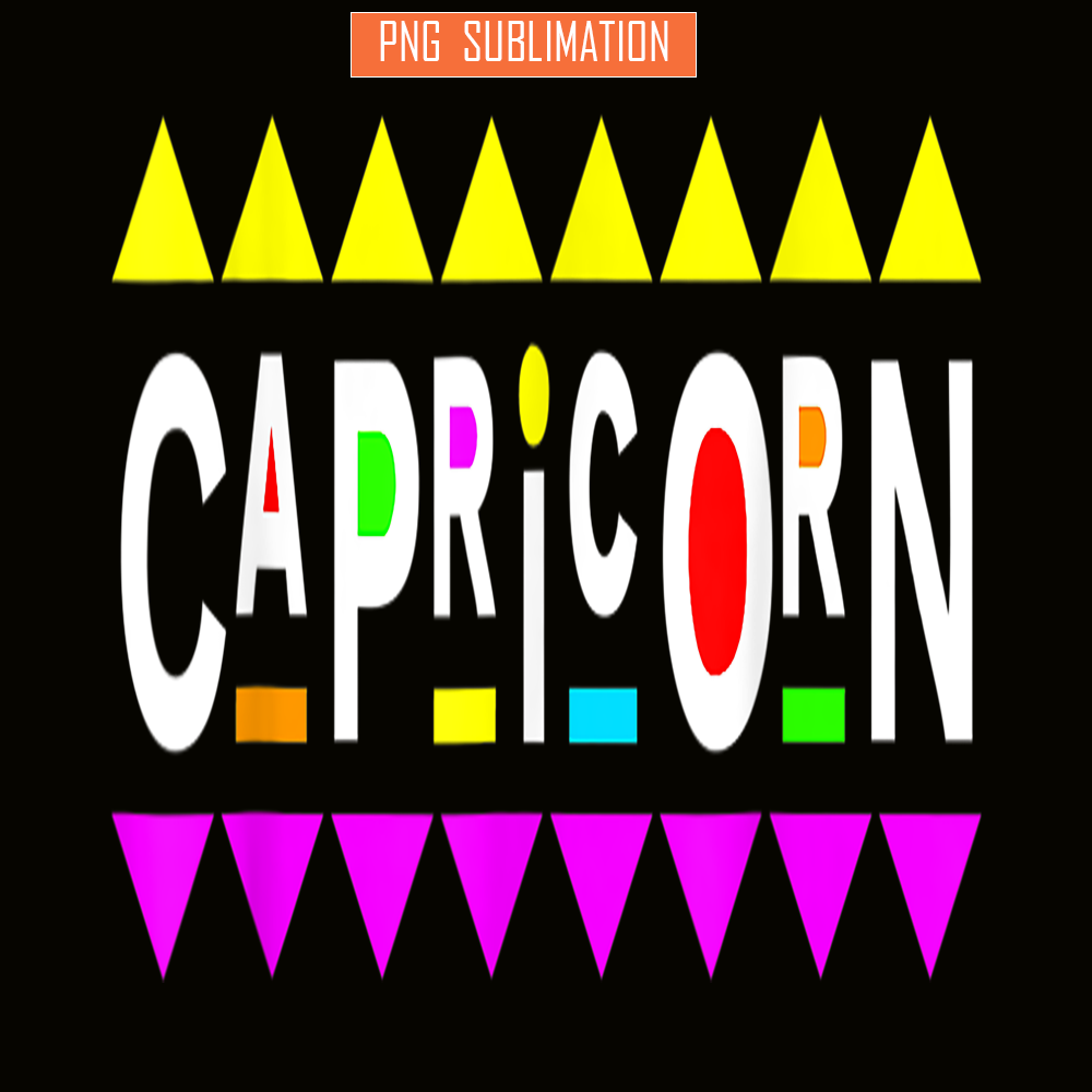 CPB28102348-Capricorn Zodiac Design 90s Style PNG Zodiac Sign PNG Capricorn PNG.png