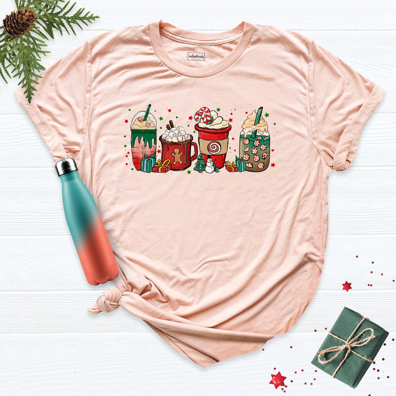 Christmas Coffee Shirt, Coffee Lover Shirt, Coffee Christmas Shirt, Christmas Latte Shirt, Winter Shirt, Women's Christmas Shirt, Xmas Shirt.jpg