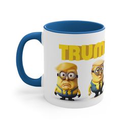trumpinions coffee mug, funny trump mug, birthday gift, funny coffee mug, minions coffee mug, trump coffee mug, ai mug.j