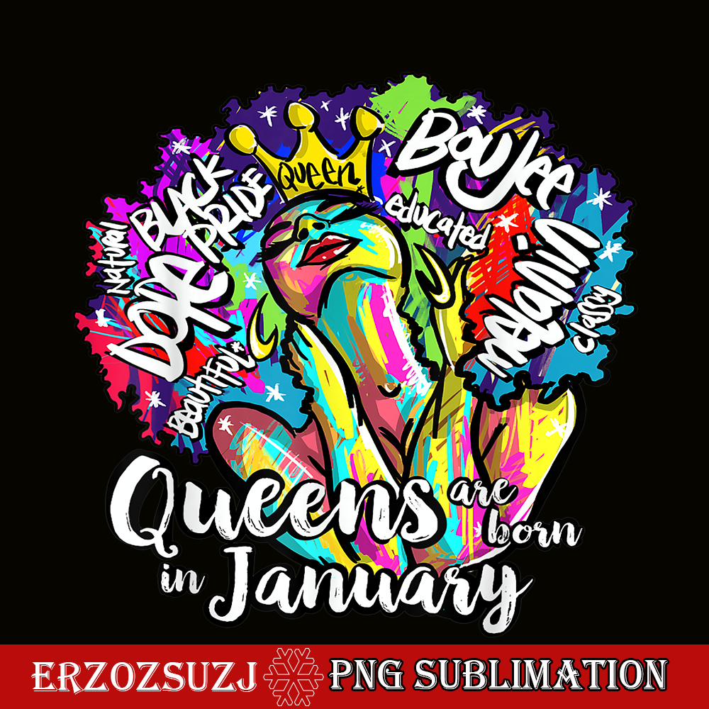 CPB28102368-Queens Born January PNG Black Girl PNG Capricorn And Aquarius Gift PNG.png