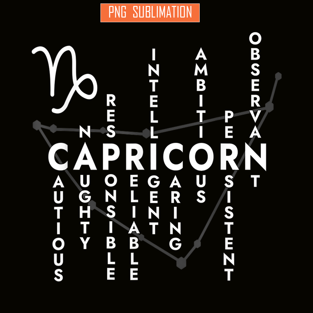 CPB28102366-Proud Capricorn PNG Zodiac Characteristics PNG Astrology Sign PNG.png