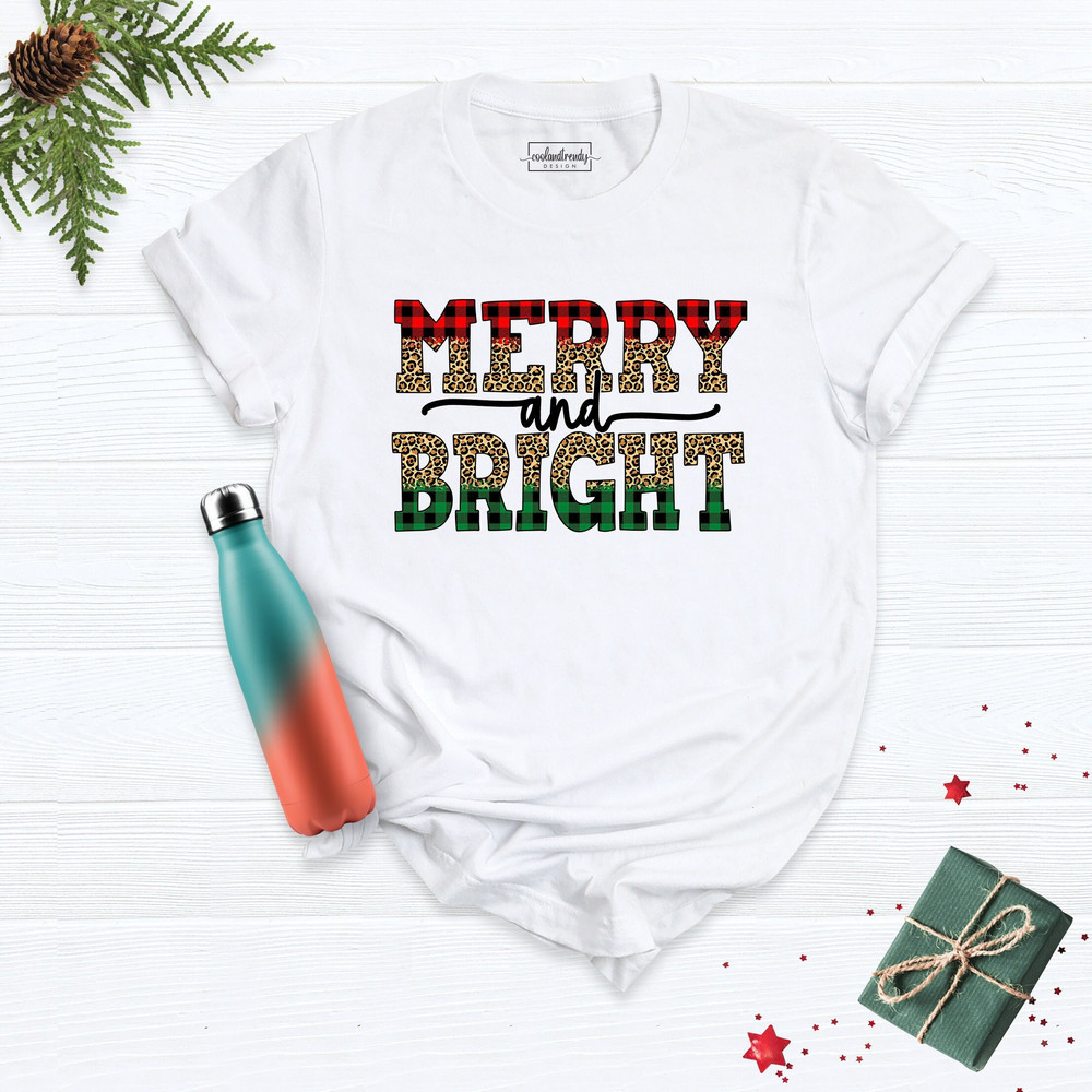 Christmas Shirt, Christmas Crewneck Shirt, Leopard Merry Shirt, Christmas For Ladies Tee, Winter Shirt For Xmas, Woman Holiday T-Shirt.jpg