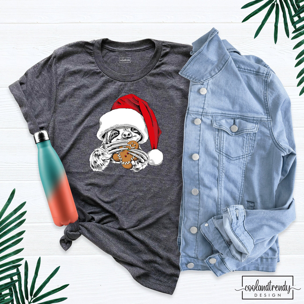 Christmas Sloth Shirt, Merry Slothmas Shirt, Sloths Shirt, Sloth Lover Shirt, Sloth Santa Shirt, Cute Christmas Shirt, Xmas Holiday Shirt.jpg
