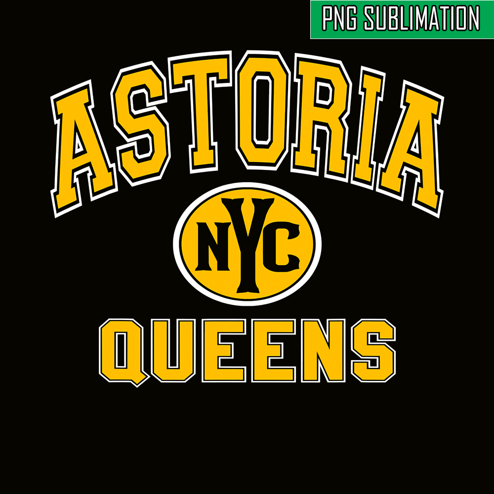 QUE03112310-Astoria Varsity Style PNG, Black Queen PNG, NYC Queens PNG.png