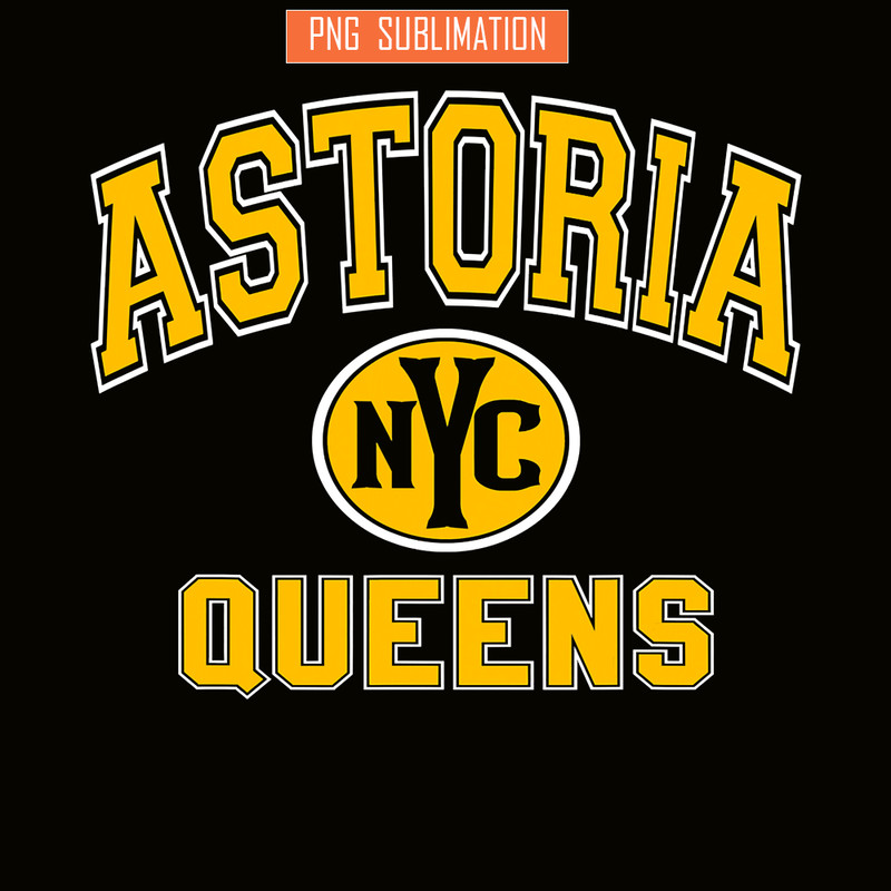 QUE03112310-Astoria Varsity Style PNG, Black Queen PNG, NYC Queens PNG.png