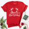 Christmas T-Shirt, Christmas Shirt, Christmas Deer Shirt, Deer Antlers Tee, Christmas Tee Shirt, Merry Shirt.jpg