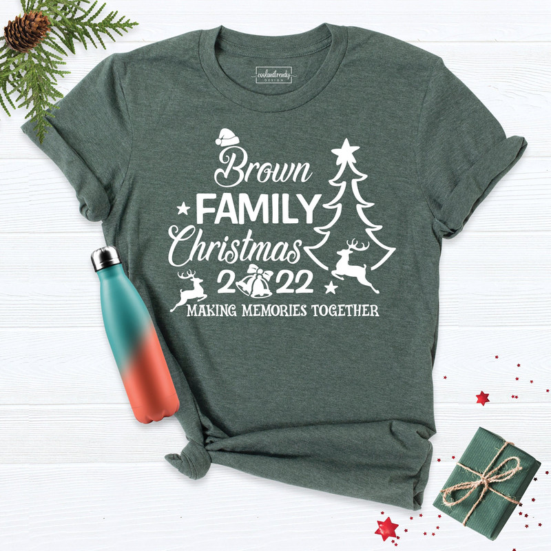 Christmas Tee Shirt T-Shirt, Christmas Family Gift Shirt, Making Memories Shirt, Family Christmas 2022 Tee, Christmas Custom Family Shirt.jpg