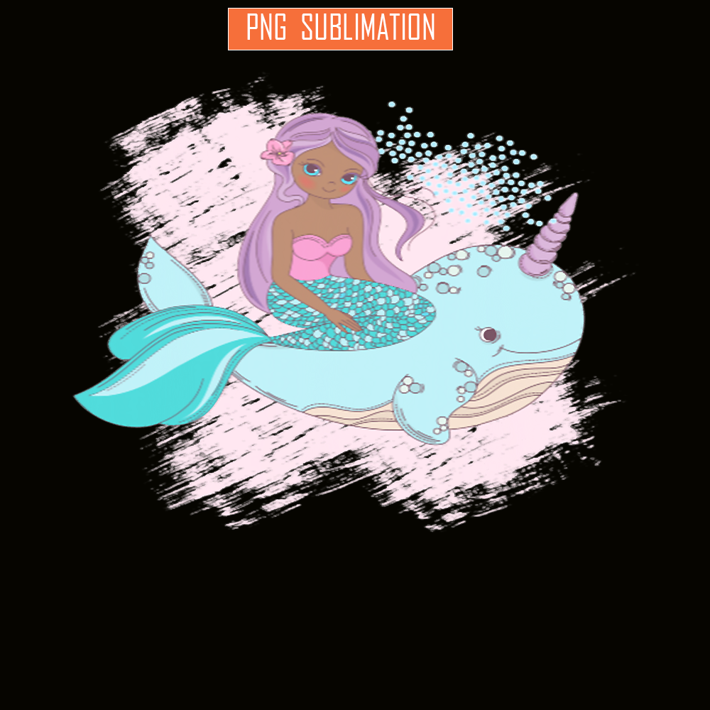 QUE031123107-Black Mermaid PNG, Beautiful And Pretty PNG, Black Queen PNG.png