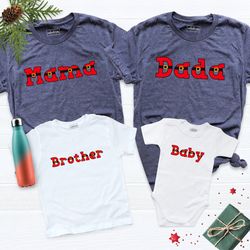 couples dada claus and mama claus christmas shirt, family matching christmas santa shirt, mom christmas shirt, dad chris