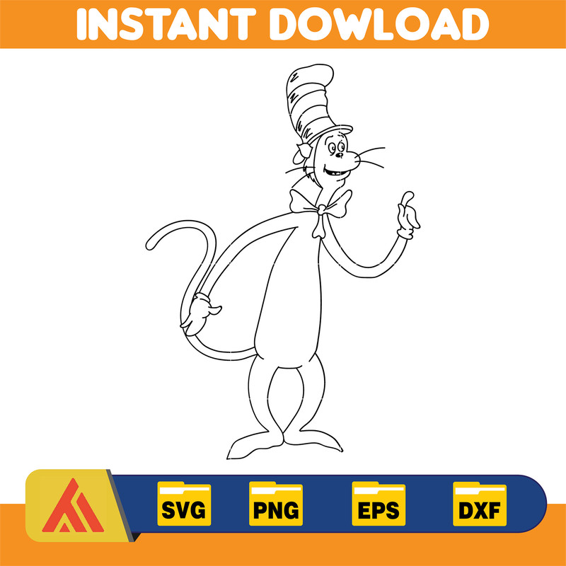 Dr Seuss Svg, Cat In The Hat SVG, Dr Seuss Hat SVG, Green Eggs And Ham Svg, Dr Seuss for Teachers Svg, Cricut, Thing Svg (368).jpg