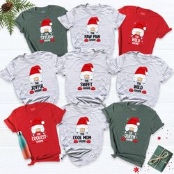 custom christmas gnome shirts, funny christmas family shirts, christmas gnomes tee, christmas gnome group shirts, gnome