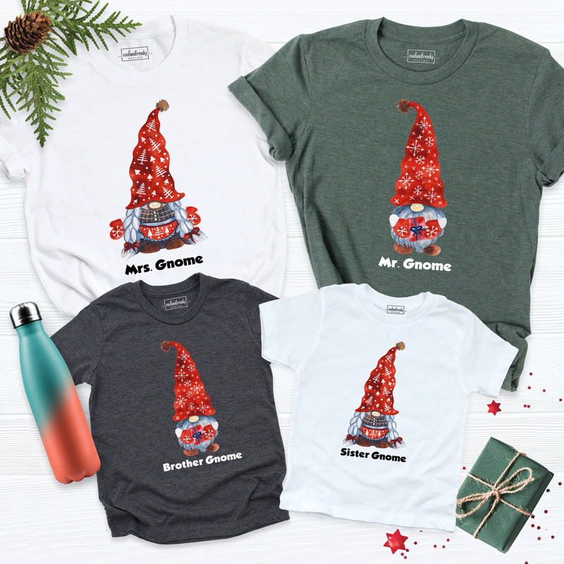 Custom Gnomes Shirt, Funny Family Shirt, Christmas Shirt, Christmas Gnomes Shirts, Matching Family Shirt, The Custom Gnome Shirt, Xmas Shirt.jpg