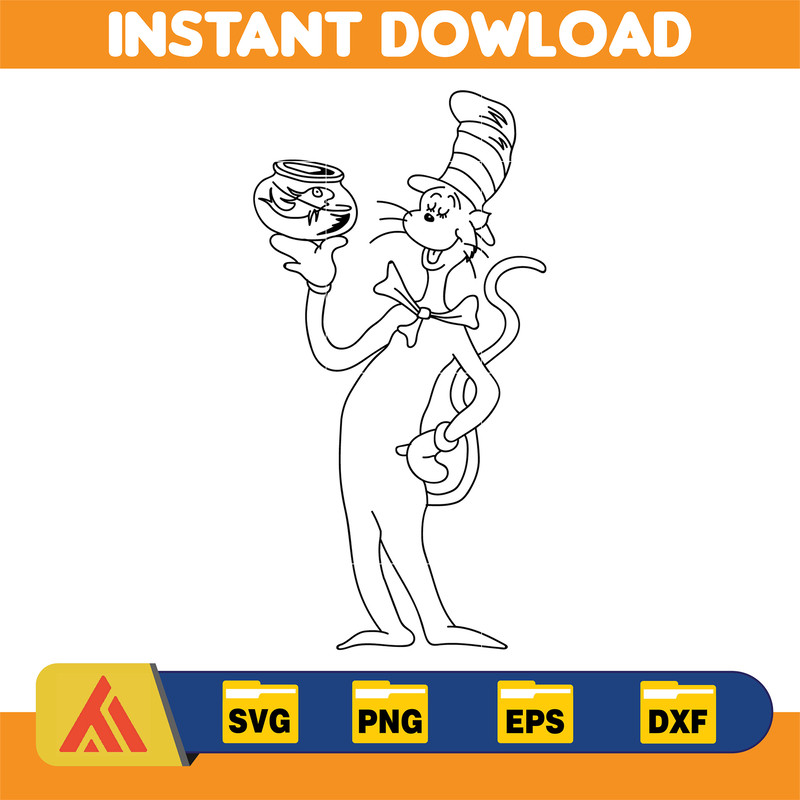 Dr Seuss Svg, Cat In The Hat SVG, Dr Seuss Hat SVG, Green Eggs And Ham Svg, Dr Seuss for Teachers Svg, Cricut, Thing Svg (375).jpg