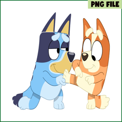 bluey and bingo playing svg png dxf eps bluey cartoon svg bluey siblings svg