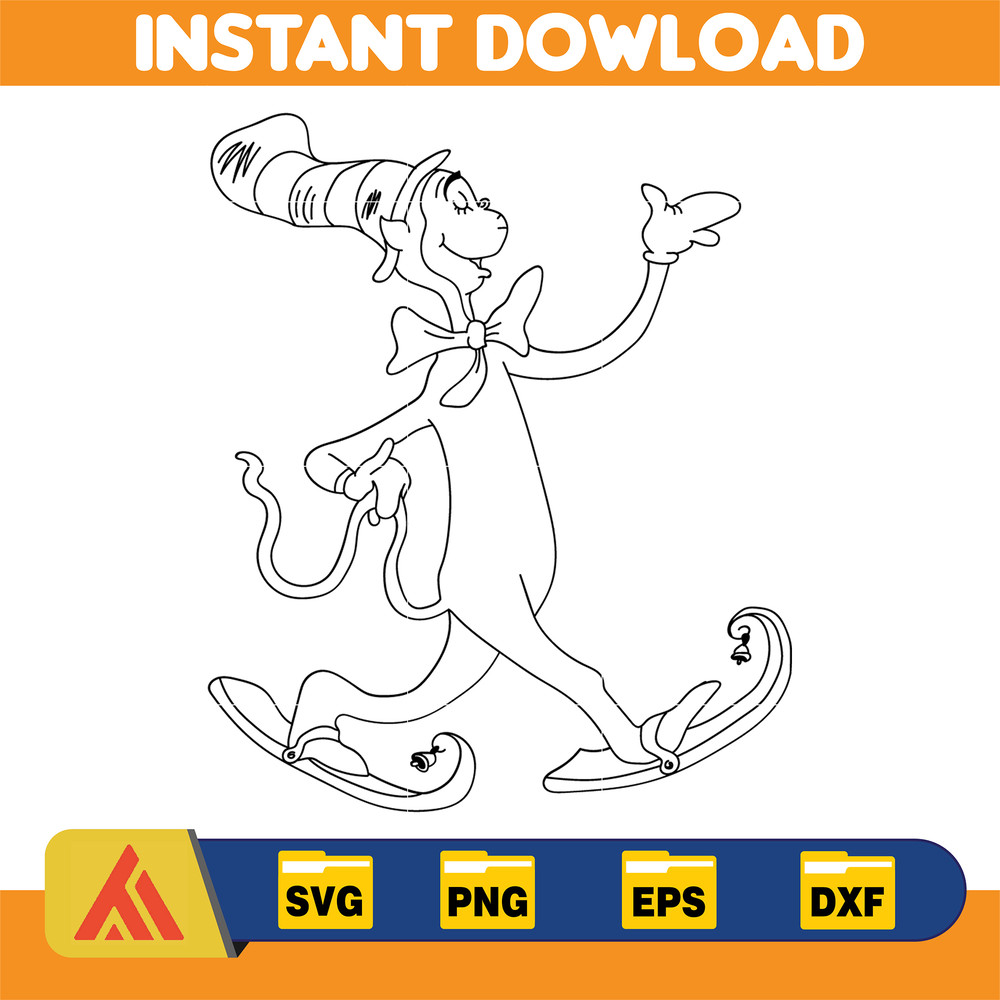 Dr Seuss Svg, Cat In The Hat SVG, Dr Seuss Hat SVG, Green Eggs And Ham Svg, Dr Seuss for Teachers Svg, Cricut, Thing Svg (392).jpg