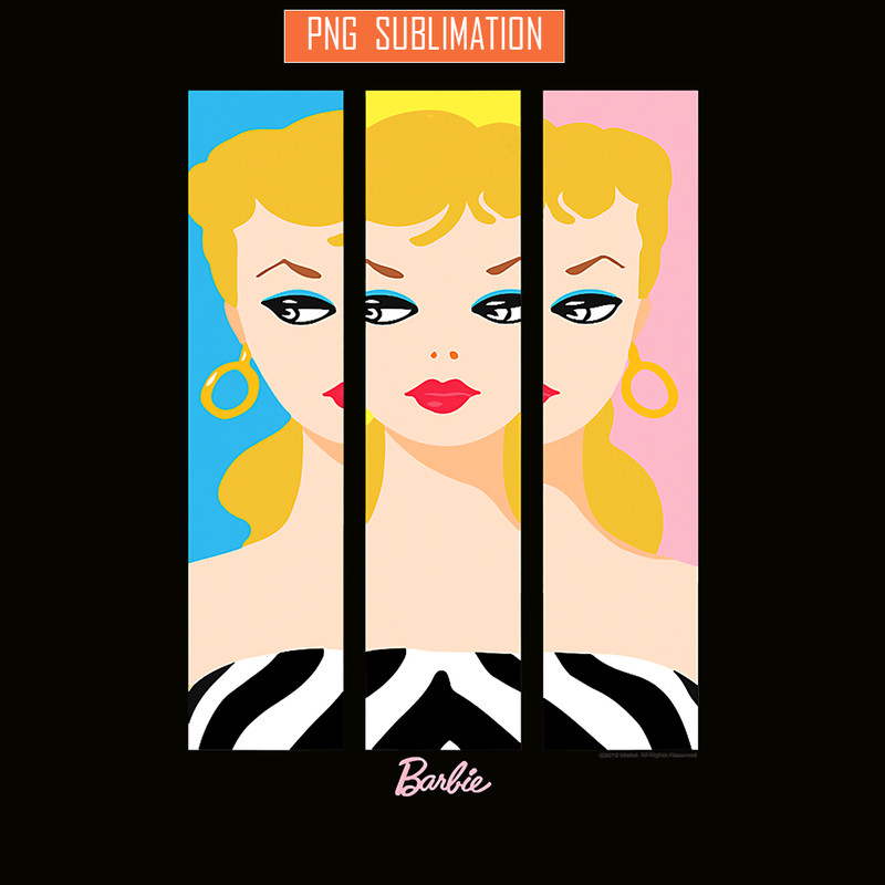 QUE03112332-Barbie 60th Ani PNG, Classic Barbie PNG, Barbie Doll PNG.png
