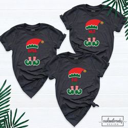 family elf christmas shirt, christmas elf shirt, elf doll clothes tee, family matching shirt, christmas shirt, elf chris