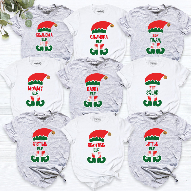Family Elf Shirt, Christmas Family Tee, Matching Christmas Shirt, Christmas Party Shirt, Christmas Gift Tee, Christmas Shirt, New Year Shirt.jpg