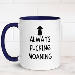 personalised funny christmas ceramic mug - festive grim reaper - when you're dead inside but it's christmas - secret san