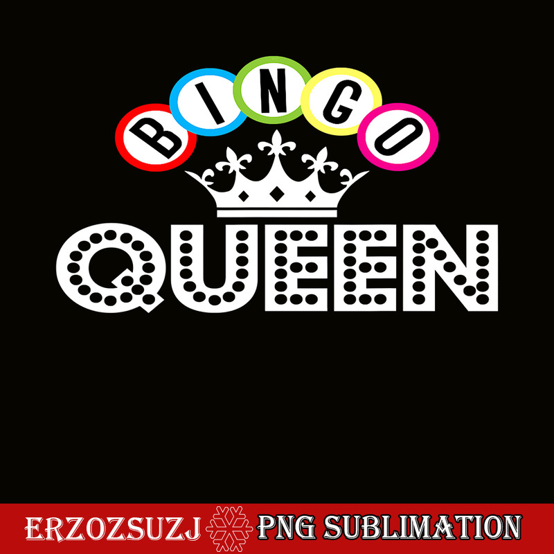 QUE03112351-Bingo Queen PNG, Bingo Balls PNG, Crown Queen PNG.png